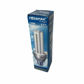 Megaman ESL Energiesparlampe Röhre 20W = 100W E27 1151lm warmweiß 2700K