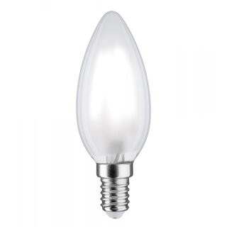 Paulmann LED Filament Kerze 5W = 40W E14 matt 470lm Tageslicht 6500K kaltweiß Dimmbar