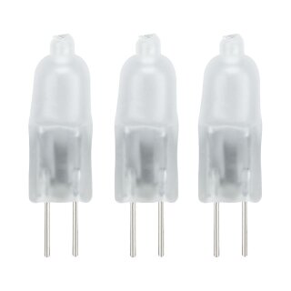 3 x Nice Price Halogen Stiftsockellampe 35W GY6,35 matt 532lm warmweiß 2700K dimmbar