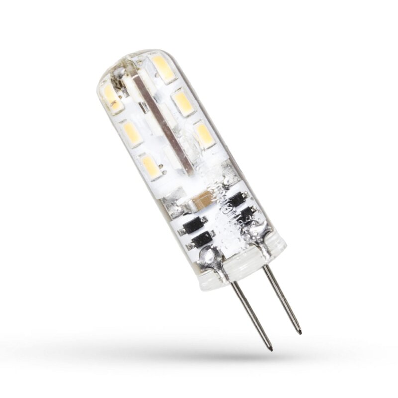 G4 110lm Stiftsockel Leuchtmittel klar 12V 1,5W LED Spectrum Tageslic