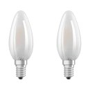 2 x Osram LED Filament Leuchtmittel Kerze Star 4W = 40W...