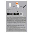 4 x Ledvance LED Smart+ Filament Edison ST64 6W = 60W E27 klar 806lm warmweiß 2700K Dimmbar App Google Assistant WiFi