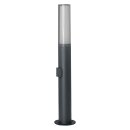 Ledvance LED Smart+ Gartenleuchte Flare Post Dunkelgrau IP44 60cm 7,5W 320lm RGBW 3000K Dimmbar App Google Alexa WiFi