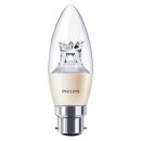 Philips LED Leuchtmittel Kerze 6W = 60W B22d klar 470lm...