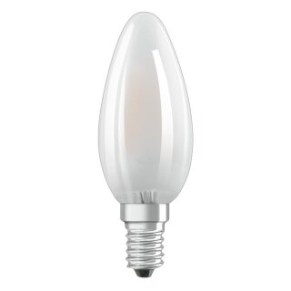 Osram LED Filament Leuchtmittel Kerze 6,5W = 60W E14 matt 806lm warmweiß 2700K DIMMBAR