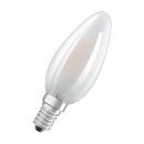 Osram LED Filament Leuchtmittel Kerze 6,5W = 60W E14 matt 806lm warmweiß 2700K DIMMBAR