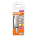 Osram LED Filament Leuchtmittel Kerze 6,5W = 60W E14 matt 806lm warmweiß 2700K DIMMBAR