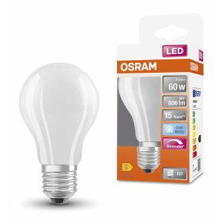 Osram LED Filament Superstar Classic A 7,5W = 60W E27 matt 806lm FS neutralweiß 4000K DIMMBAR