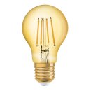 Osram LED Filament Vintage 1906 A60 Birne 7,5W = 63W E27 Gold 865lm extra warmweiß 2400K