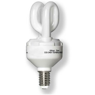 Negawatt ESL Energiesparlampe Röhre 8W = 40W E14 420lm warmweiß 2700K