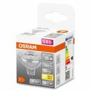 Osram LED Leuchtmittel Glas Reflektor MR16 3,8W = 35W GU5,3 12V 350lm warmweiß 2700K 36°