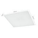 Spectrum LED Panel Deckenleuchte Algine Lens Weiß 60x60cm 40W 4800lm Neutralweiß 4000K