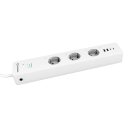 Ledvance Smart+ Steckdosenleiste 3-fach Multi Power Socket Weiß USB App Google Alexa WiFi