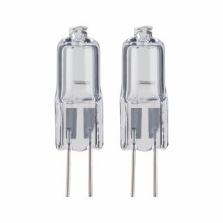 2 x Paulmann Halogen Stiftsockellampe 38W G4 klar warmweiß 2900K dimmbar