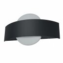 Ledvance LED Außenleuchte Wandleuchte Endura Style Shield rund Dunkelgrau IP44 10,5W 400lm warmweiß 3000K