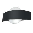 Ledvance LED Außenleuchte Wandleuchte Endura Style Shield rund Dunkelgrau IP44 10,5W 400lm warmweiß 3000K