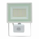 Spectrum LED Fluter Noctis Lux 3 Weiß IP44 50W 4300lm Warmweiß 3000K mit Bewegungsmelder