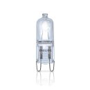 2 x Philips Halogen Leuchtmittel Stiftsockellampe 42W = 60W G9 klar 230V 630lm dimmbar warmweiß