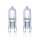 2 x Philips Halogen Leuchtmittel Stiftsockellampe 42W = 60W G9 klar 230V 630lm dimmbar warmweiß