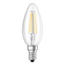 Osram LED Filament Leuchtmittel Kerze 4W = 40W E14 klar 470lm kaltweiß 6500K Tageslicht