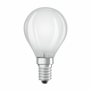 Osram LED Filament Leuchtmittel Tropfen P45 2,5W = 25W E14 matt 250lm Neutralweiß 4000K