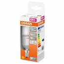 Osram LED Leuchtmittel Röhre Stick 9W = 75W E14 matt 1050lm kaltweiß 6500K Tageslicht