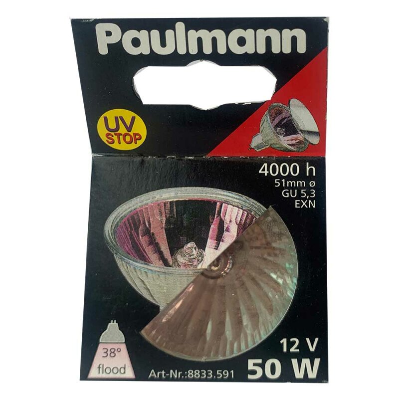 Paulmann Halogen Reflektor 50W GU5 3 12V Rosé 4000h 38