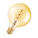 Osram Vintage 1906 LED Spiral Filament G125 Globe 4W = 28W E27 Gold 300lm extra warmweiß 2000K DIMMBAR