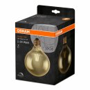 Osram Vintage 1906 LED Spiral Filament G125 Globe 4W = 28W E27 Gold 300lm extra warmweiß 2000K DIMMBAR