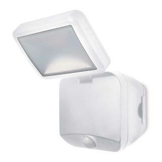 Osram LED Wandleuchte Schwarz IP54 4W 260lm Neutralweiß 4000K für 4xD Batterie Bewegungsmelder