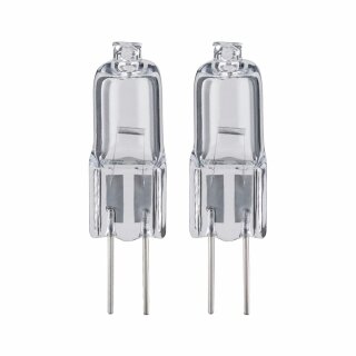 2 x Paulmann Halogen Stiftsockellampe 11W G4 135lm 12V dimmbar warmweiß 2900K