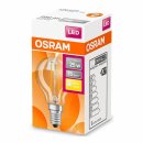 Osram LED Filament Tropfen 2,5W = 25W E14 klar 250lm warmweiß 2700K 300°