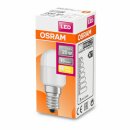 Osram LED Leuchtmittel Röhre T26 Kühlschranklampe 2,3W = 20W E14 matt 200lm warmweiß 2700K