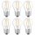 6 x Osram LED Filament Leuchtmittel P45 Tropfen 2,8W = 25W E27 klar 250lm warmweiß 2700K DIMMBAR