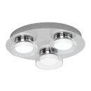 Ledvance LED Smart+ Badezimmerleuchte Orbis Chrom rund Ø30cm IP44 18W 1800lm TW 3000-6500K Dimmbar App Google Alexa WiFi