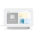 Google Nest Hub 2. Generation Lautsprecher Touchscreen Weiß WLAN Bluetooth Google Assistent