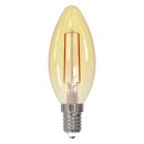 Müller-Licht LED Filament Retro Kerze 1,5W = 16W E14 Gold 150lm extra warmweiß 2000K