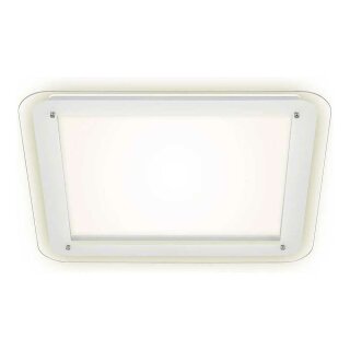 Briloner LED Deckenleuchte Aufbaupanel Free eckig 52x52cm Weiß 22W 3000lm  Neutralweiß 4000K