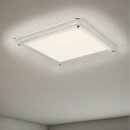 Briloner LED Deckenleuchte Aufbaupanel Free eckig 52x52cm...