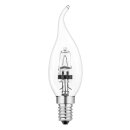 10 x Merkur Halogen Windstoß Kerze 20W = 27W E14...