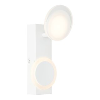 Brilliant LED 3 Spot Wandleuchte 1200lm warmweiß Kimon GU10 9,5W Weiß
