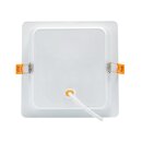 Spectrum LED Einbauleuchte Downlight DURE 3 Weiß eckig 17x17cm IP54 18W 2200lm warmweiß 3000K 110°