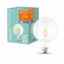 Ledvance LED Smart+ Filament Globe G125 6W = 60W E27 klar 806lm warmweiß 2700K Dimmbar App Google Alexa Bluetooth