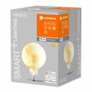 Ledvance LED Smart+ Filament G125 Globe 6W = 53W E27 Gold 680lm extra warmweiß 2400K Dimmbar App Google Alexa WiFi