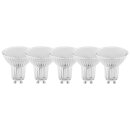 5 x Osram LED Leuchtmittel PAR16 Glas Reflektor 4,3W = 30W GU10 350lm warmweiß 2700K 120°