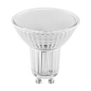 5 x Osram LED Leuchtmittel PAR16 Glas Reflektor 4,3W = 30W GU10 350lm warmweiß 2700K 120°