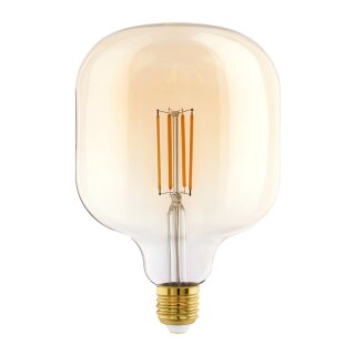 Eglo LED Filament Leuchtmittel Zylinder 4,5W = 40W E27 Gold 470lm extra warmweiß 2200K DIMMBAR