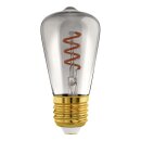Eglo LED Spiral Filament Leuchtmittel Edison ST48 4W E27...