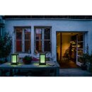 Ledvance LED Smart+ Akku Außen-Tischleuchte Frame Dunkelgrau IP44 5W 310lm RGBW warmweiß 3000K USB Powerbank Dimmbar App Google Alexa