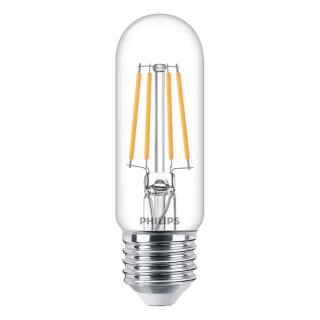 Philips LED Filament Leuchtmittel Röhre T30 4,5W = 40W E27 klar 470lm warmweiß 2700K